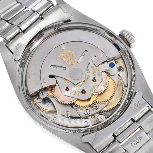 Montre Rolex - Montre Oyster Perpetual Date en acier et or jaune, index diamants 58 Facettes xgg8zmdqek