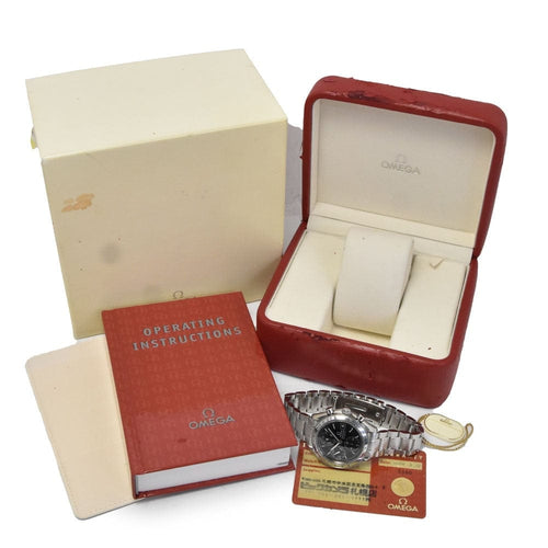 Montre Omega - Montre Speedmaster chronographe automatique en acier 58 Facettes w5mlz0i2jz