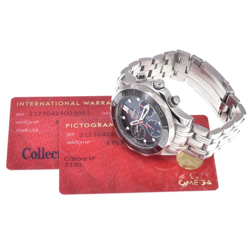 Montre Omega Seamaster Diver 300M - Montre chronographe automatique chronomètre en acier inoxydable 58 Facettes zb2z79k3uv