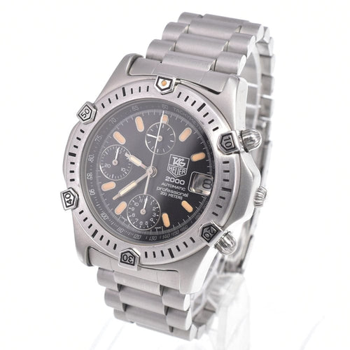Montre TAG Heuer - Montre 2000 Chronograph Automatic en acier inoxydable 58 Facettes nzyctyenig