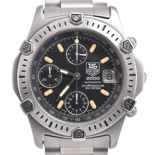 Montre TAG Heuer - Montre 2000 Chronograph Automatic en acier inoxydable 58 Facettes nzyctyenig