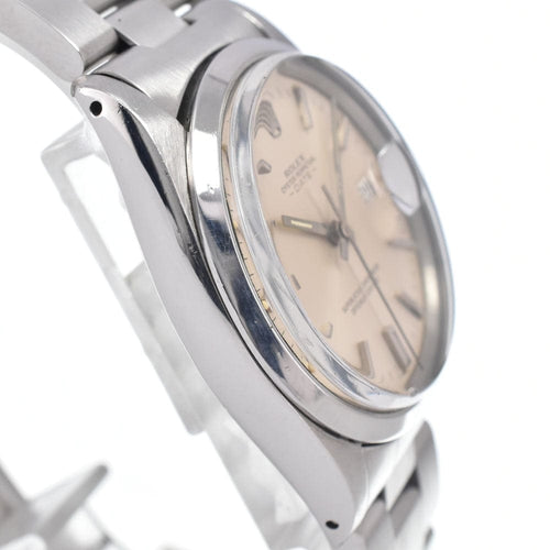 Montre Rolex - Montre Oyster Perpetual Date automatique, acier inoxydable et or jaune, index diamants 58 Facettes reg0cbe7je