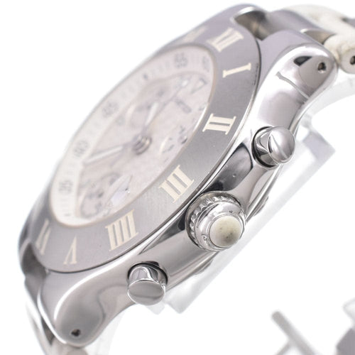 Montre Cartier - Montre Must 21 Chronoscaph à quartz en acier inoxydable 58 Facettes txh7oqttz4