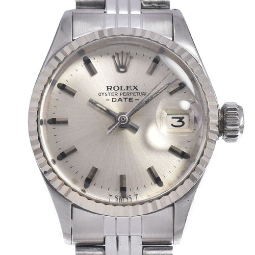 Montre Rolex - Montre Oyster Perpetual Date automatique en acier inoxydable 58 Facettes u33fa1ybpi