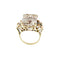 Bague 54 Bague cocktail en or jaune, rose et blanc 18 ct avec morganite et diamants 58 Facettes 37785