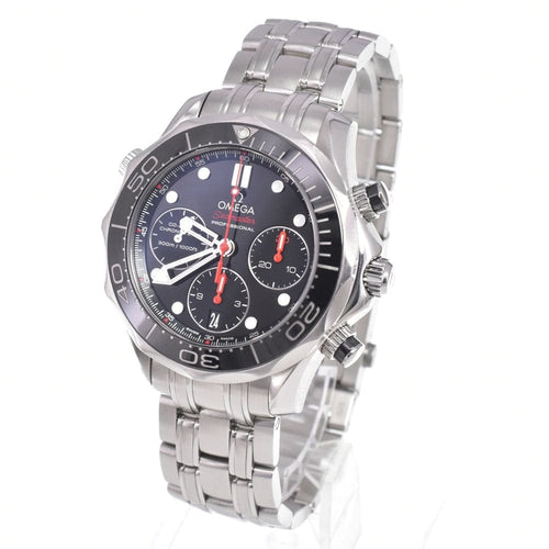 Montre Omega - Montre Seamaster Diver 300M chronomètre chronographe automatique en acier inoxydable 58 Facettes yyqi14bda3