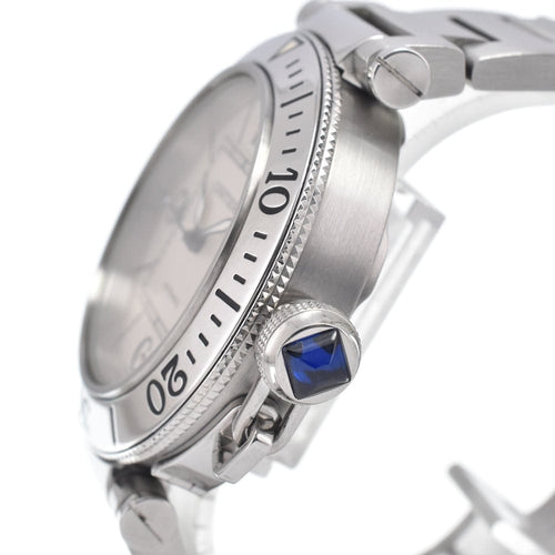 Montre Cartier - Montre Pasha de Cartier automatique en acier inoxydable et or jaune 58 Facettes u3ua0yqxnw