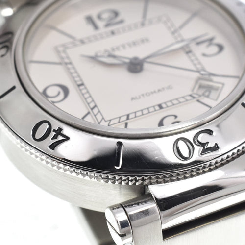 Montre Cartier - Montre Pasha de Cartier automatique en acier inoxydable et or jaune 58 Facettes u3ua0yqxnw