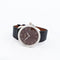 Montre Hermès - Montre Arceau à cadran chocolat, chiffres arabes, LM, set complet 58 Facettes 614