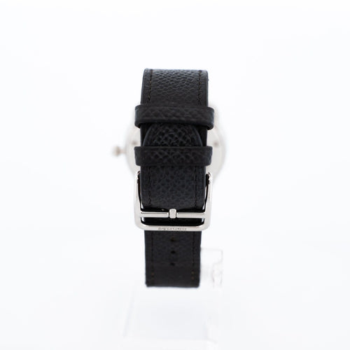 Montre Hermès - Montre Arceau à cadran chocolat, chiffres arabes, LM, set complet 58 Facettes 614