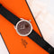 Montre Hermès - Montre Arceau à cadran chocolat, chiffres arabes, LM, set complet 58 Facettes 614