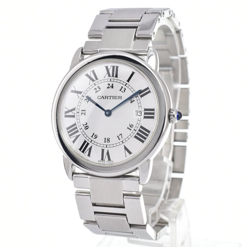 Montre Cartier Ronde Solo de Cartier - Montre à quartz en acier inoxydable 58 Facettes va9dk6texp