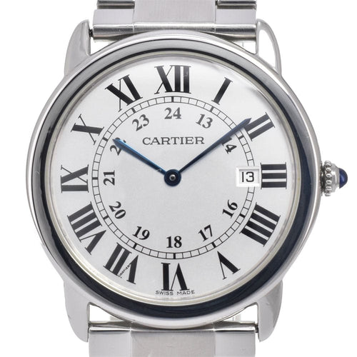 Montre Cartier Ronde Solo de Cartier - Montre à quartz en acier inoxydable 58 Facettes va9dk6texp