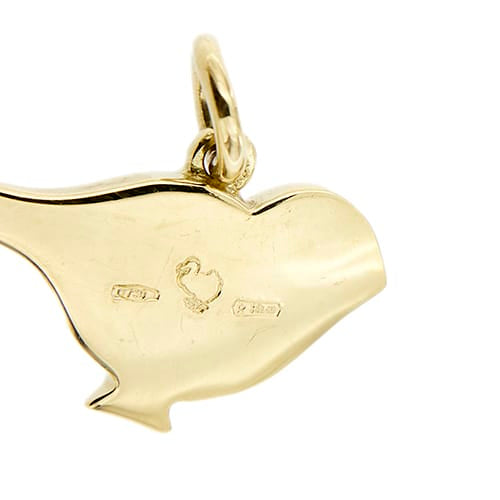 Pendentif Dodo - Pendentif passerotto en or jaune 18 ct 58 Facettes 39824