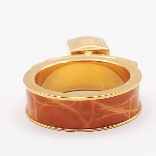 Hermès - Kelly Gavroche en métal plaqué or et cuir 58 Facettes ldansx3lvp