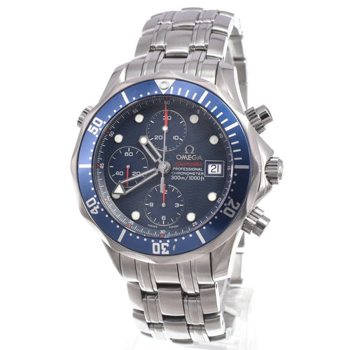 Montre Omega - Montre Seamaster Diver 300M Chronometer Chronograph automatique en acier inoxydable 58 Facettes sprna46uze