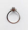 Bague 60.5 Bague marquise Art déco en or blanc 18k, diamant taille ancienne et saphirs synthétiques 58 Facettes A08032