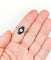 Bague 60.5 Bague marquise Art déco en or blanc 18k, diamant taille ancienne et saphirs synthétiques 58 Facettes A08032