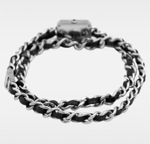Montre Chanel - Montre Première Rock à quartz avec bracelet multitour en cuir 58 Facettes LV193