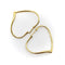 Boucles d'oreilles Tiffany & Co. - Créoles Open Heart Elsa Peretti en or 18k, taille moyenne 58 Facettes