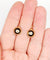 Boucles d'oreilles Dormeuses victoriennes - Boucles d’oreilles en or 18k, diamants taille ancienne et émail noir 58 Facettes A08027