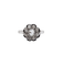 Bague 53 Bague marguerite Art déco en or blanc 18k et diamants taille rose 58 Facettes A08030