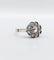 Bague 53 Bague marguerite Art déco en or blanc 18k et diamants taille rose 58 Facettes A08030