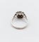 Bague 53 Bague marguerite Art déco en or blanc 18k et diamants taille rose 58 Facettes A08030
