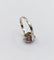 Bague 53 Bague marguerite Art déco en or blanc 18k et diamants taille rose 58 Facettes A08030