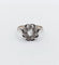 Bague 53 Bague marguerite Art déco en or blanc 18k et diamants taille rose 58 Facettes A08030