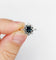 Bague 45 Bague marguerite vintage en or blanc 18k, saphir et diamants 58 Facettes A08033