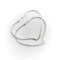 Boucles d'oreilles Tiffany & Co. - Créoles Elsa Peretti Open Heart en argent sterling 58 Facettes