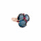Bague 55 Pomellato - Bague Bahia en or rose 750, topazes bleu London et saphirs roses 58 Facettes 36024