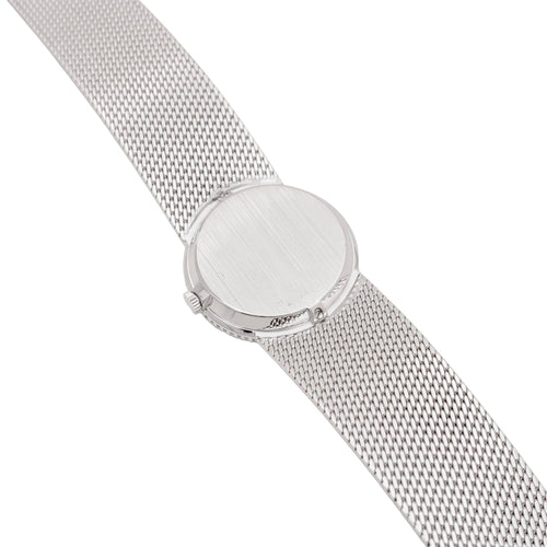 Montre Piaget - Montre dame en or blanc 750 et diamants 58 Facettes 36018