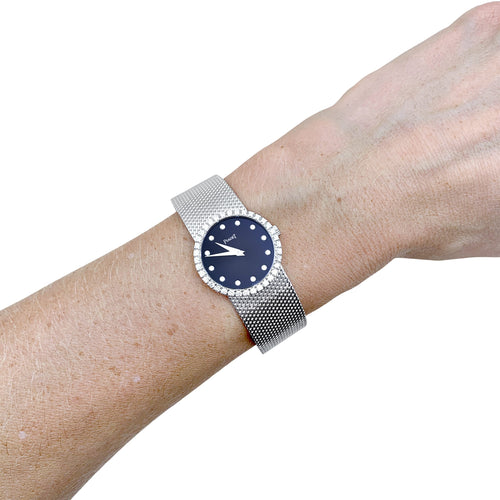 Montre Piaget - Montre dame en or blanc 750 et diamants 58 Facettes 36018