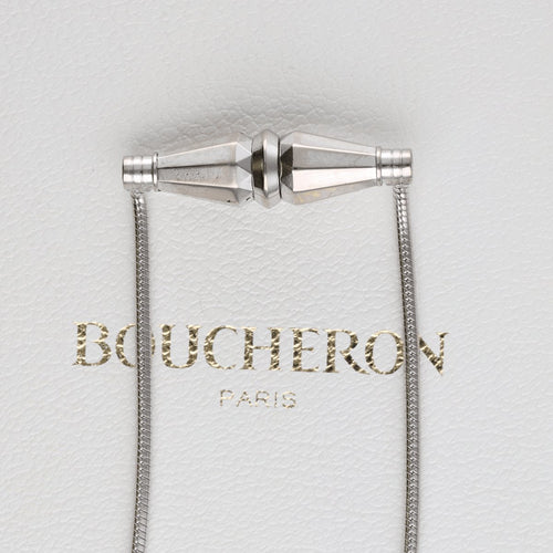 Bracelet Boucheron - Bracelet Jack 1 tour en or gris 18k, taille 16 58 Facettes FB11052