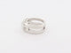 Bague 54 Hermès - Bague Médor en argent 925, pierre de lune et diamants, taille 54 58 Facettes 277602