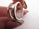 Bague 54 Hermès - Bague Médor en argent 925, pierre de lune et diamants, taille 54 58 Facettes 277602