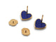 Boucles d'oreilles Poiray - Boucles d’oreilles L’Attrape-Cœur en or jaune 18k, lapis-lazuli 58 Facettes 276939