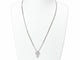 Collier Collier croix en or blanc 18 carats avec diamants, chaîne de 44,5 cm 58 Facettes 33880
