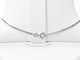 Collier Collier croix en or blanc 18 carats avec diamants, chaîne de 44,5 cm 58 Facettes 33880