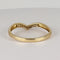 Bague 63 Bague en or jaune 14k en V avec diamants 58 Facettes 2608003