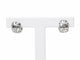Boucles d'oreilles Poiray - Boucles d’oreilles vintage en or blanc 18 carats, monogramme ajouré 58 Facettes 33876