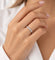 Bague 54.5 Demi-alliance en or blanc 18 carats avec diamants, 0,24 ct, taille 54,5 58 Facettes 33872