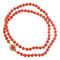 Collier Collier de corail avec fermoir en or jaune 58 Facettes G4049