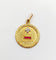 Pendentif Augis - Pendentif médaille d’amour 23 mm en or 18k, diamant et rubis 58 Facettes A07925