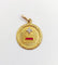 Pendentif Augis - Pendentif médaille d’amour 23 mm en or 18k, diamant et rubis 58 Facettes A07925