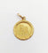 Pendentif Augis - Pendentif médaille d’amour 23 mm en or 18k, diamant et rubis 58 Facettes A07925