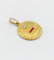 Pendentif Augis - Pendentif médaille d’amour 23 mm en or 18k, diamant et rubis 58 Facettes A07925