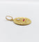 Pendentif Augis - Pendentif médaille d’amour 23 mm en or 18k, diamant et rubis 58 Facettes A07925